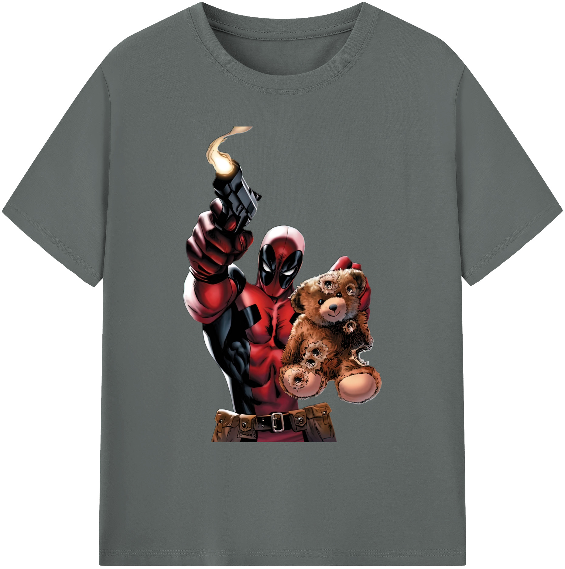 （画像用） Deadpool デッドプール 綿100％ メンズ半袖Tシャツ｜肌触りやわらか＆通気性